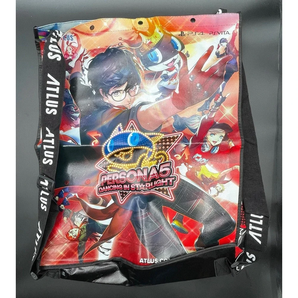 Persona 3 Persona 5 Dancing Game Promo Tote Bag Atlus PS4 PS Vita Shopper‎